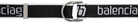 Balenciaga Black & White D Ring Belt