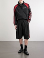 Willy Chavarria - Casa De Chavarria Logo-Detailed Shell Jacket - Black