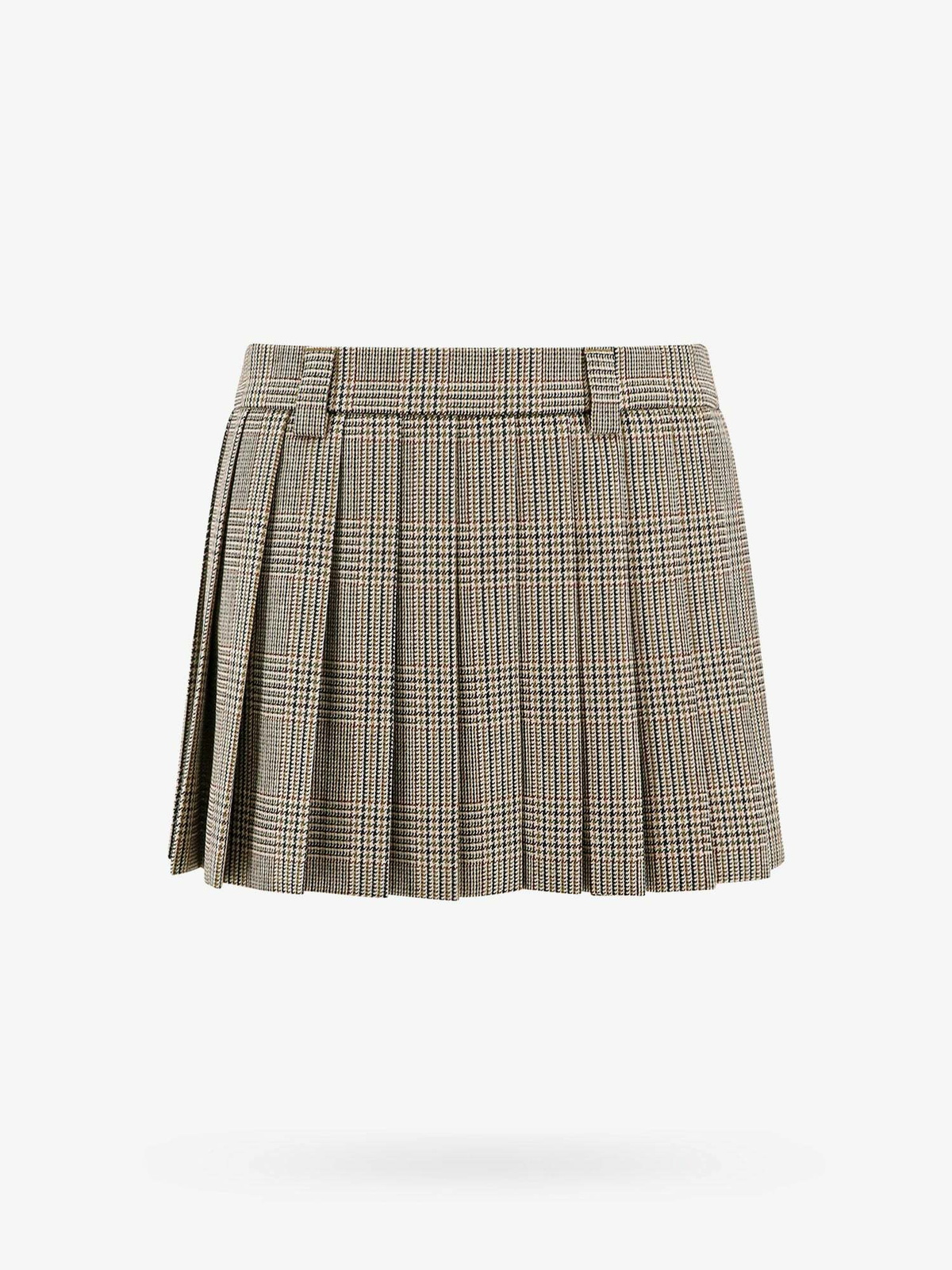 Miu Miu Skirt Brown Womens Miu Miu