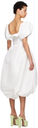 Kika Vargas SSENSE Exclusive White Reshma Midi Dress