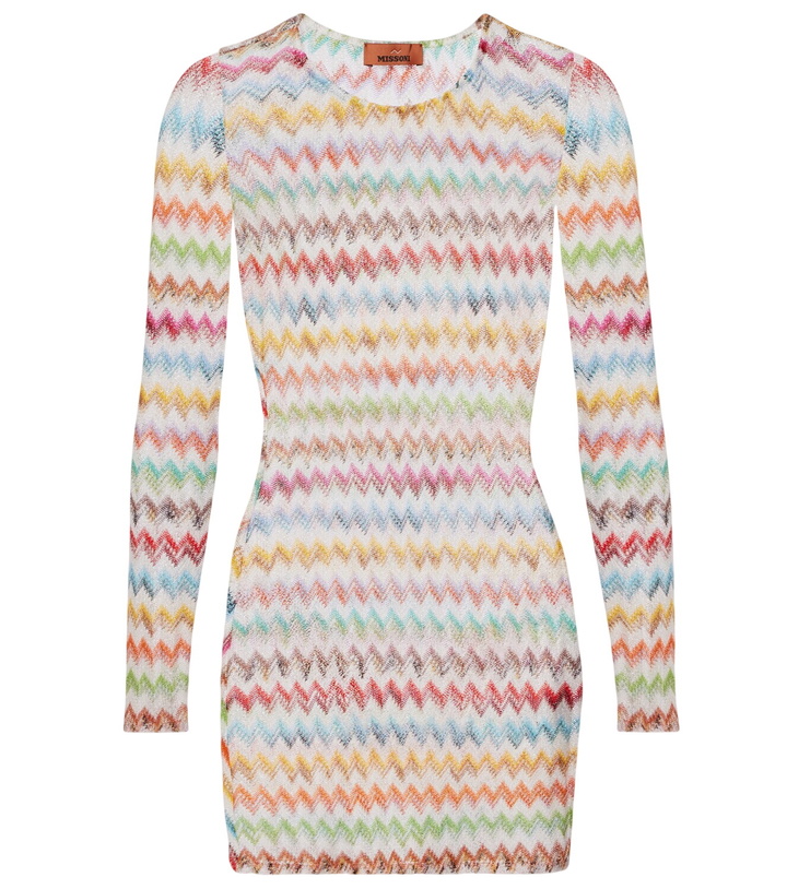 Photo: Missoni Zigzag lamé minidress