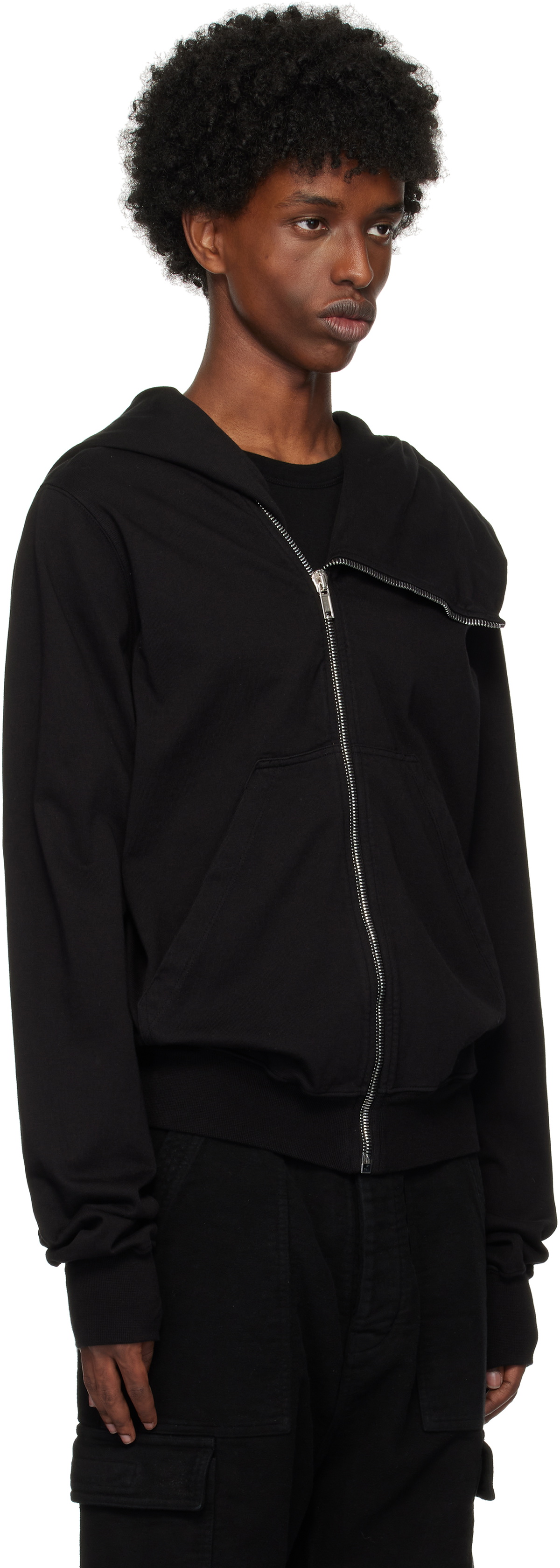 Rick Owens DRKSHDW Black Porterville Mountain Hoodie