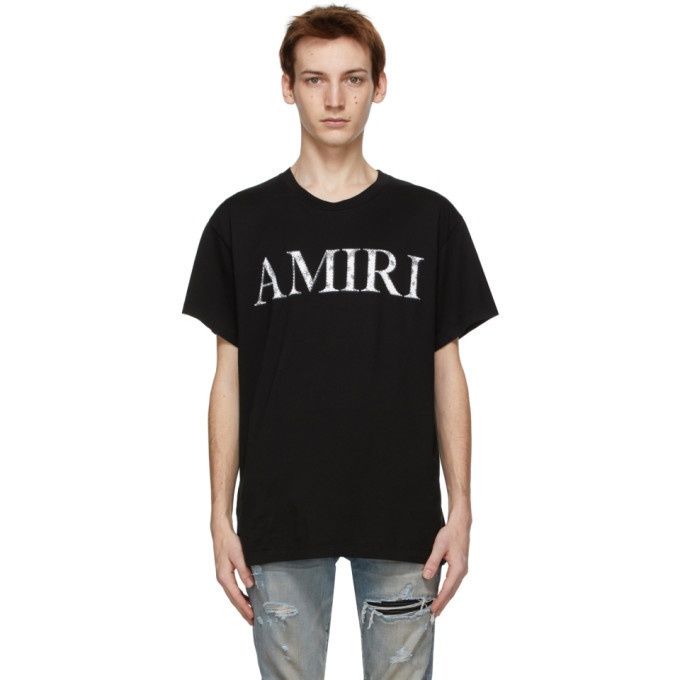 AMIRI Black Bandana Logo T-Shirt Amiri