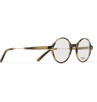 Moscot - Gittel Round-Frame Tortoiseshell Acetate and Gold-Tone Titanium Optical Glasses - Men - Brown