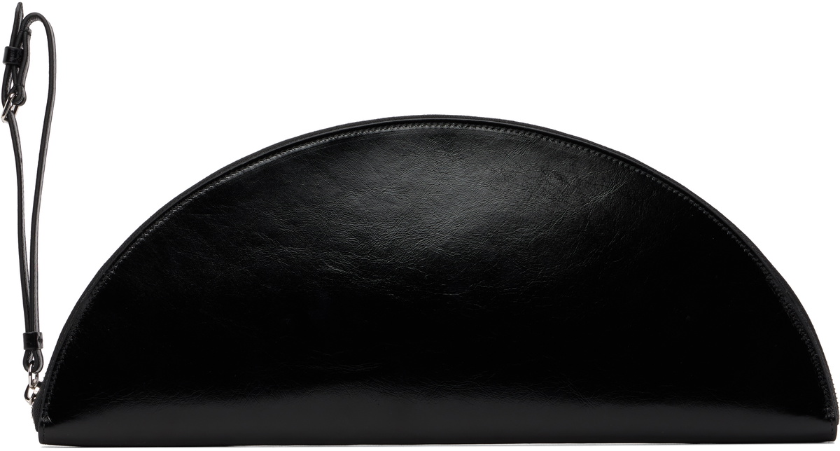 Maison Margiela Black Big Halfmoon Clutch