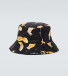 Amiri Reversible silk twill bucket hat