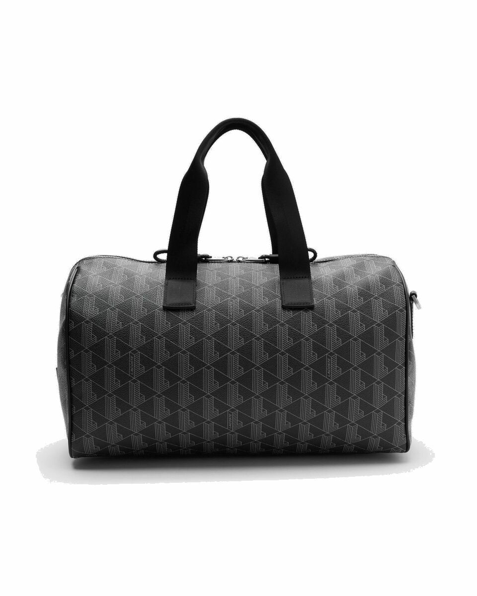 Photo: Lacoste Duffle Bag Black/Grey - Mens - Duffle Bags & Weekender