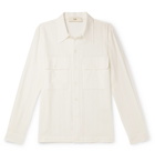 Séfr - Lukey Striped Cotton-Blend Shirt - White