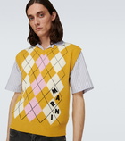 Marni - Argyle virgin wool vest