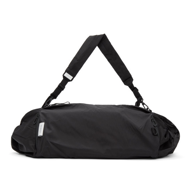 Photo: Cote and Ciel Black Obed Smooth Duffle Bag