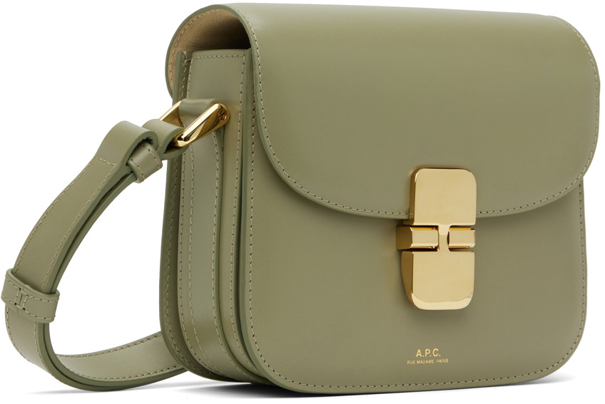 A.P.C. Khaki Mini Grace Bag A.P.C.