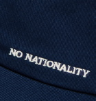 NN07 - Logo-Embroidered Cotton-Twill Baseball Cap - Blue