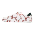 Gucci White Web Logo New Ace Sneakers