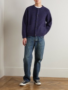 FrizmWORKS - Brushed-Knit Cardigan - Purple