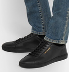 SAINT LAURENT - Andy Moon Leather Sneakers - Black