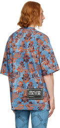 Versace Jeans Couture Blue Tapestry T-Shirt