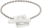 Tom Wood Silver Square Rope Bracelet