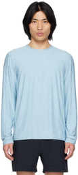 Outdoor Voices Blue Crewneck Long Sleeve T-Shirt