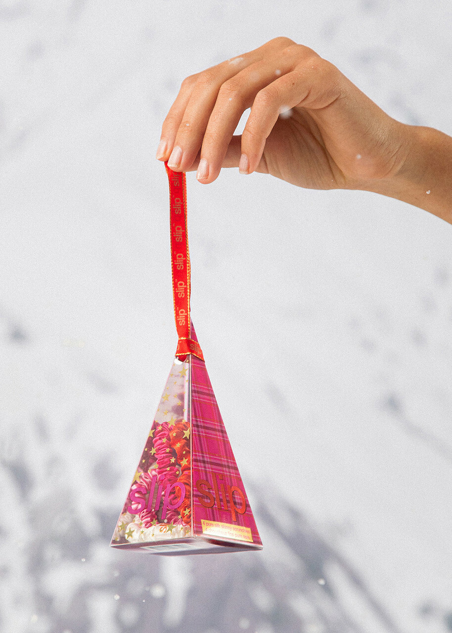 Slip Pure Silk Skinny Scrunchie Ornament - Aggie