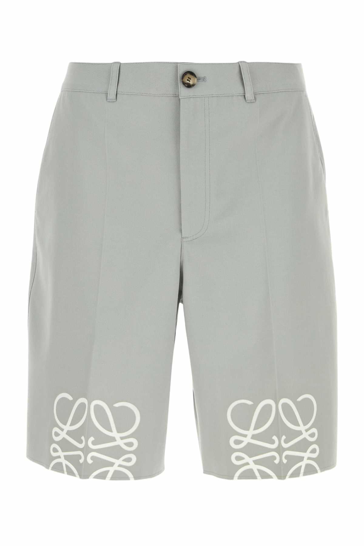Loewe - Anagram Straight-Leg Silk-Jacquard Drawstring Shorts