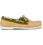 Quoddy - Downeast Two-Tone Suede Boat Shoes - Sand