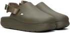 Suicoke Khaki Cappo Slippers