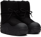 Acne Studios Black Platform Snow Boots