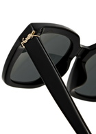 Saint Laurent Oversized Square-frame Sunglasses - Black - One Size