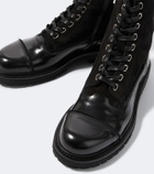 Dolce&Gabbana Suede and leather lace-up boots