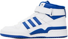 adidas Originals White & Blue Forum Sneakers