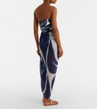 Cala de la Cruz Luana printed beach cover-up