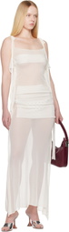 Paloma Wool White Zanic Maxi Dress