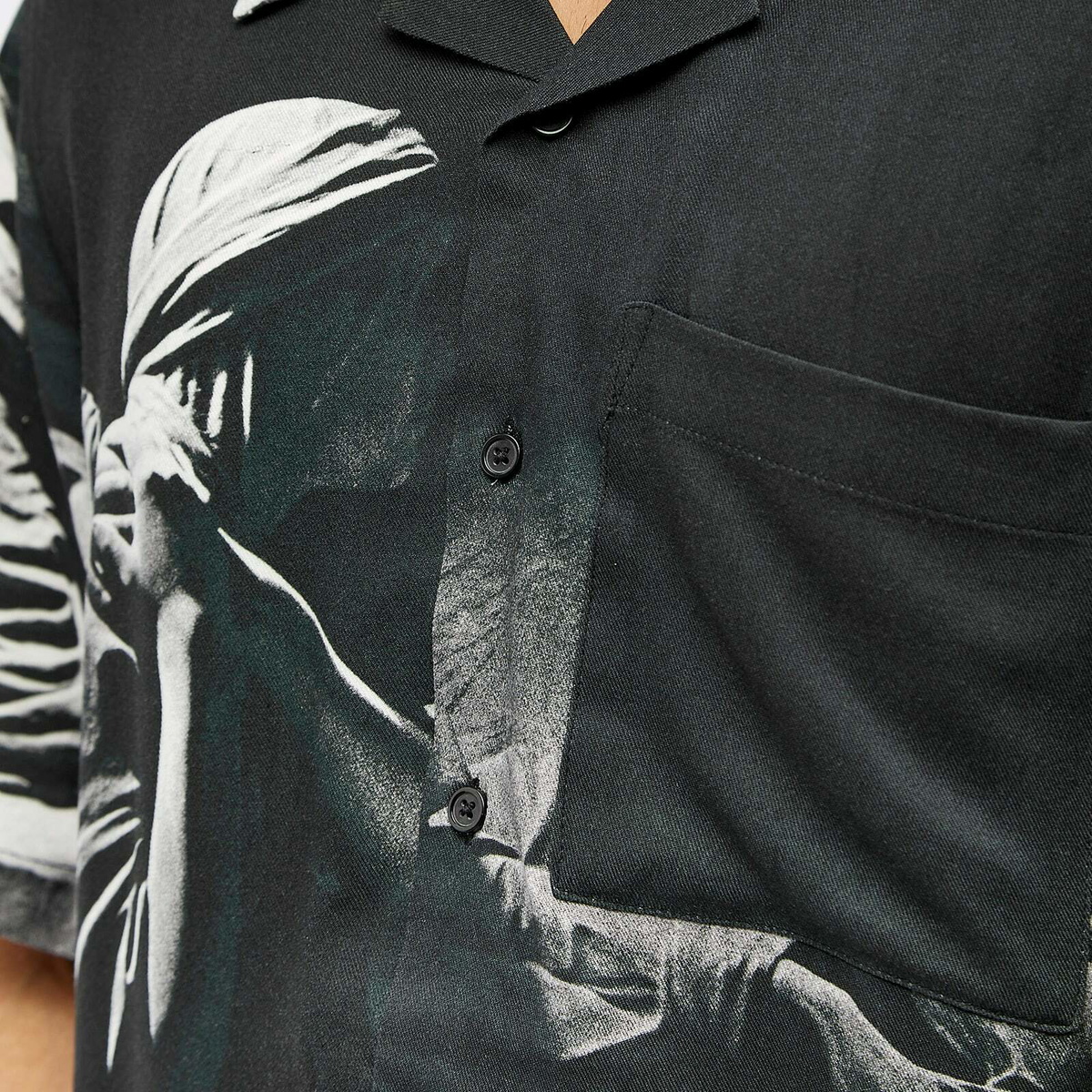Neuw Denim Men's Joy Division Closer Vacation Shirt in Black