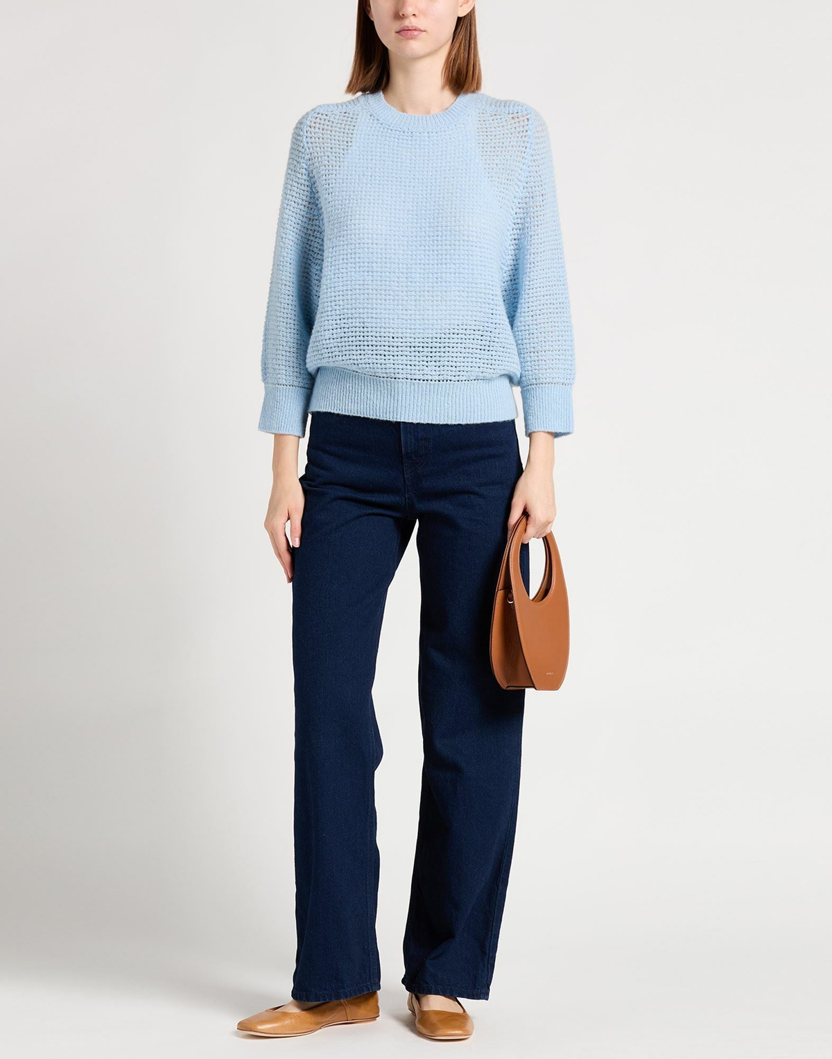 Peserico Womens Sweater Sky in Blue