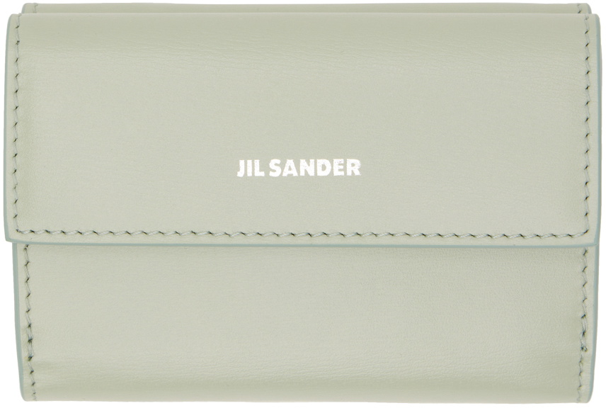 Jil Sander Green Baby Wallet