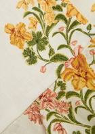 Agua BY Agua Bendita Bromelia Floral-print Linen top Multicoloured