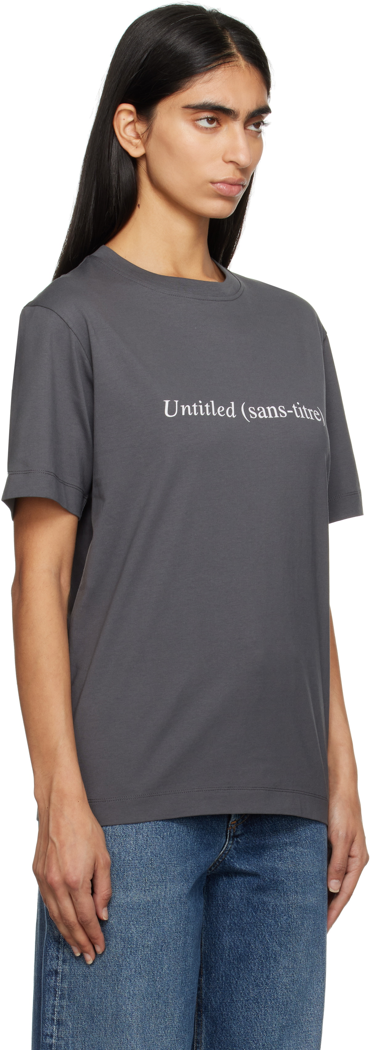 Études Gray 'Untitled' Regular T-shirt