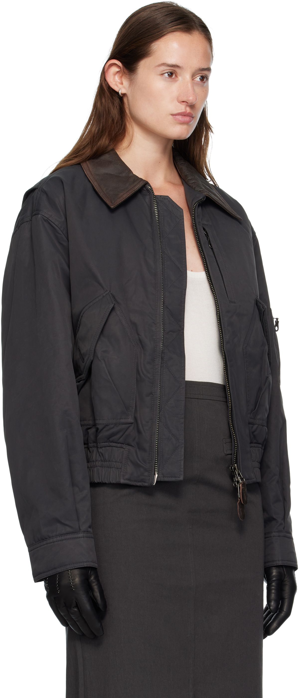 COOR Gray MK-3 Flight Jacket