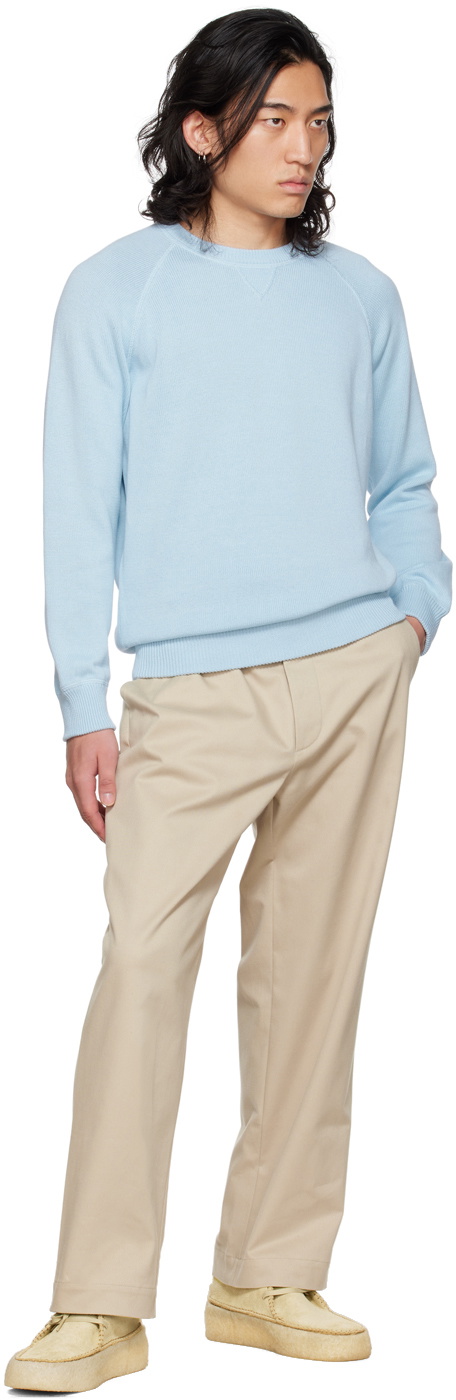 Dark Blue Raglan Ghiaia Cashmere Blue Raglan Sweater Ghiaia Cashmere