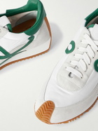 LOEWE - Flow Runner 2.0 Leather-Trimmed Suede and Nylon Sneakers - White