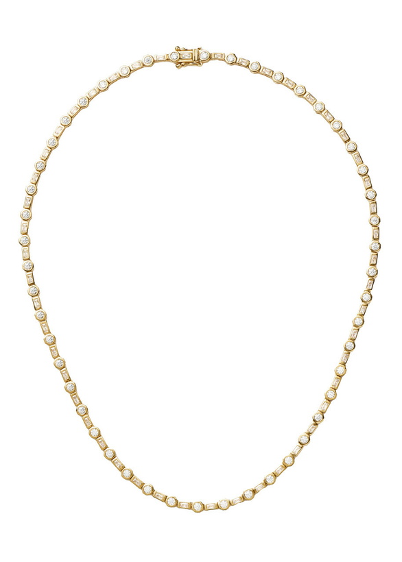 Photo: Missoma X Lucy Williams 18ct Gold Plated Tennis Necklace - One Size
