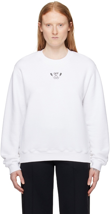Photo: Off-White White Bandana Arrow Sweatshirt