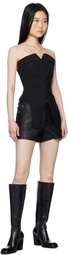 Alexander Wang Black Deconstructed Vest