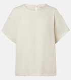 Brunello Cucinelli Oversized linen T-shirt
