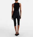 Alaïa Cropped peplum leggings