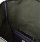 Bleu de Chauffe - Jamy Leather-Trimmed Regentex Ripstop Backpack - Green