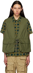 Engineered Garments Khaki Bellows Pockets Vest