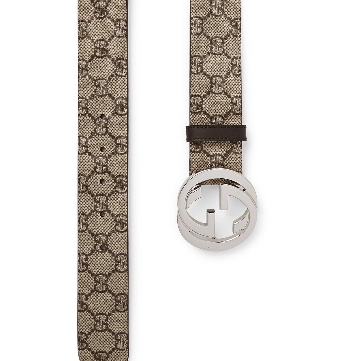 4cm gg canvas & leather belt - Gucci - Women