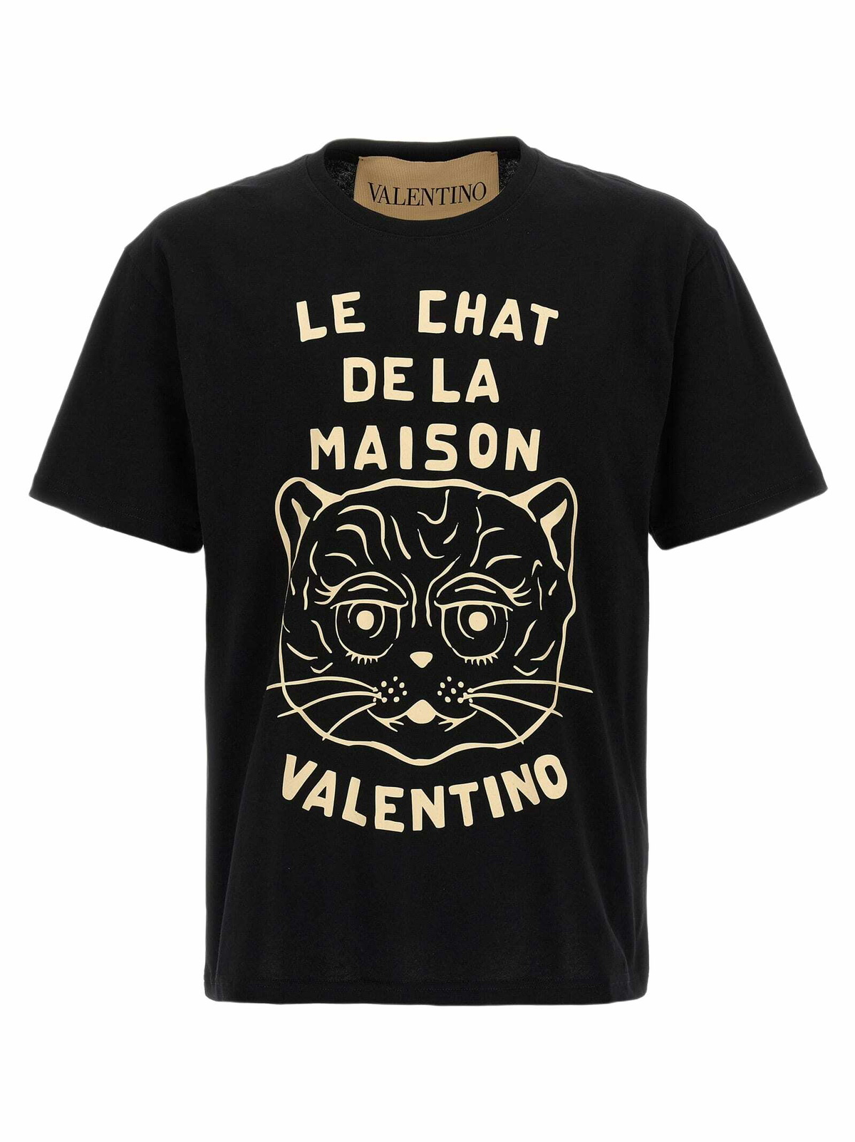 【関税＆送料込み】Valentino Garavani Navy Cotton T-Shirt T-shirt Valentino Garavani Navy size L International in