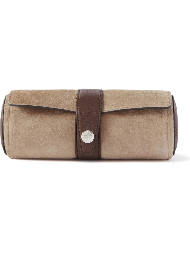 Photo: Brunello Cucinelli - Suede and Leather Watch Case